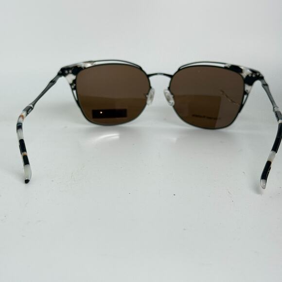 BCBGMAXAZRIA “RACY” NOS Black/White Marble‎ Sunglasses 55-16-140 20730 main image 5
